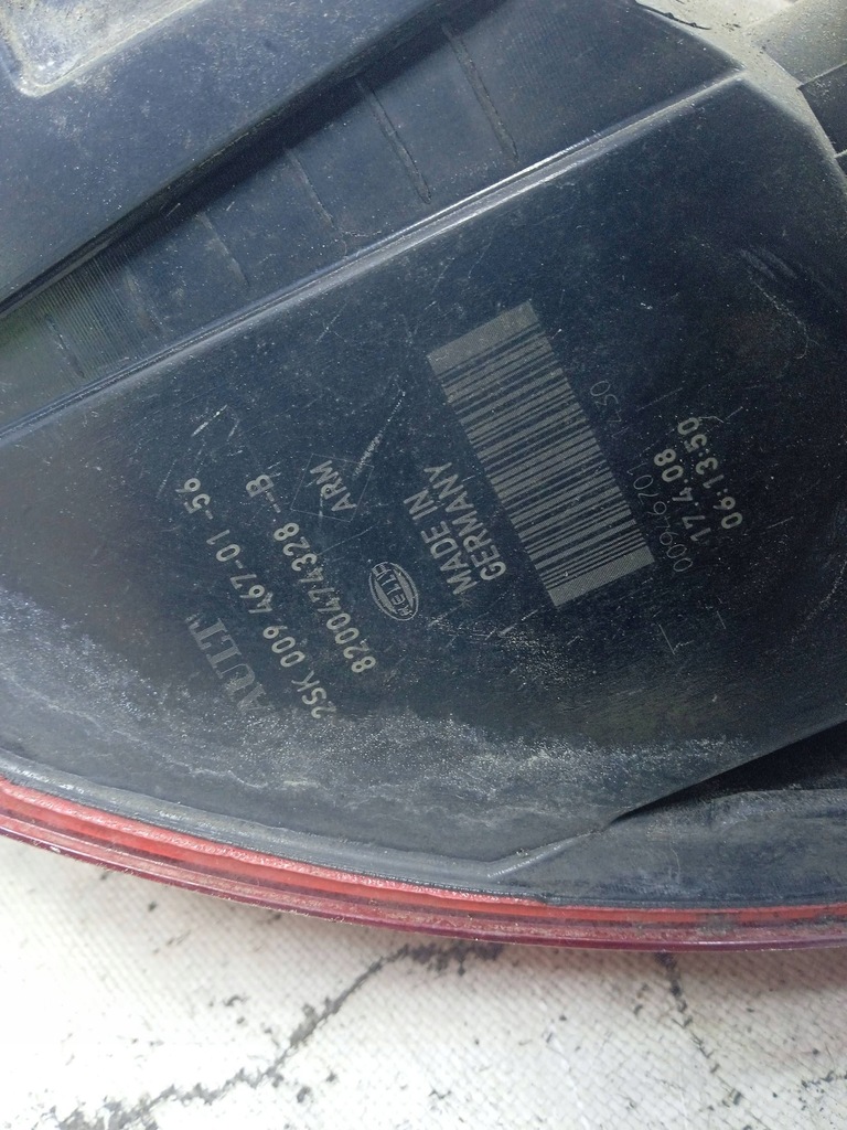 фото №4, Лампа ліва задня 8200474328 renault scenic ii lift