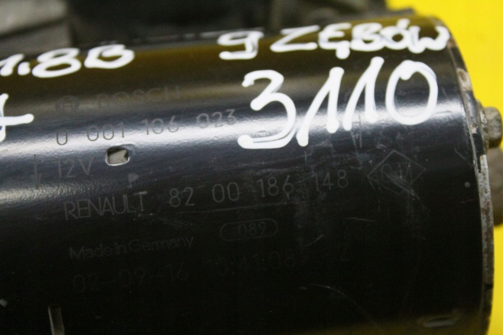 Стартер 9 зубів 8200186148 1.8 b laguna 2 Недорого