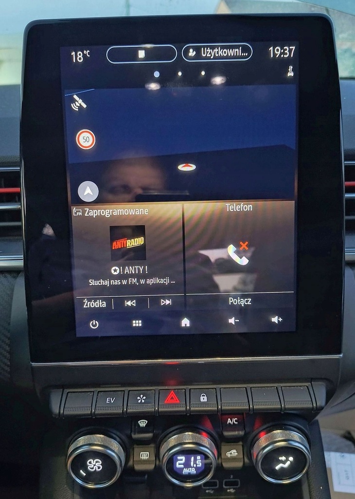 фото №8, Консоль панель приладів подушки безпеки подушка безпеки ремені czerwona nić renault captur ii r.s. line