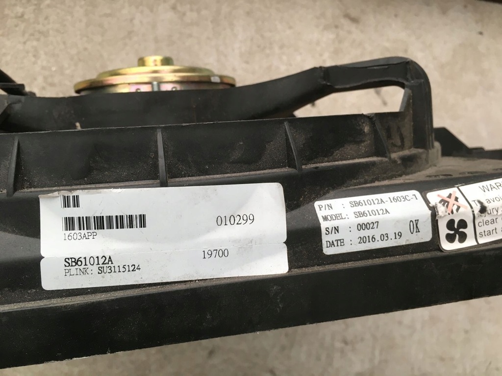 фото №4, Subaru xv 13- вентилятор радиатора