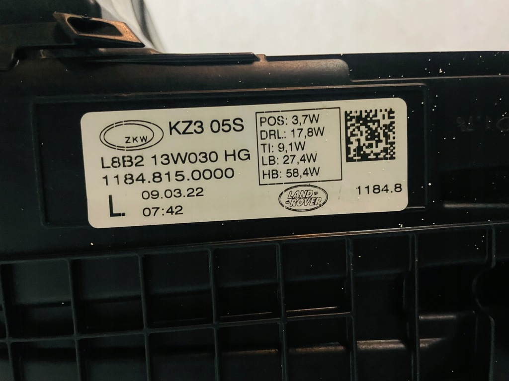 фото №12, Land rover defender ii full led лампа правая левая 2020-2023 rok