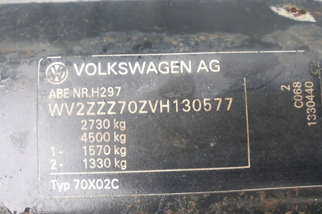 Радиатор воды vw transporter iv фургон 70xa 701121207b 2.5l бензиновый Доставка