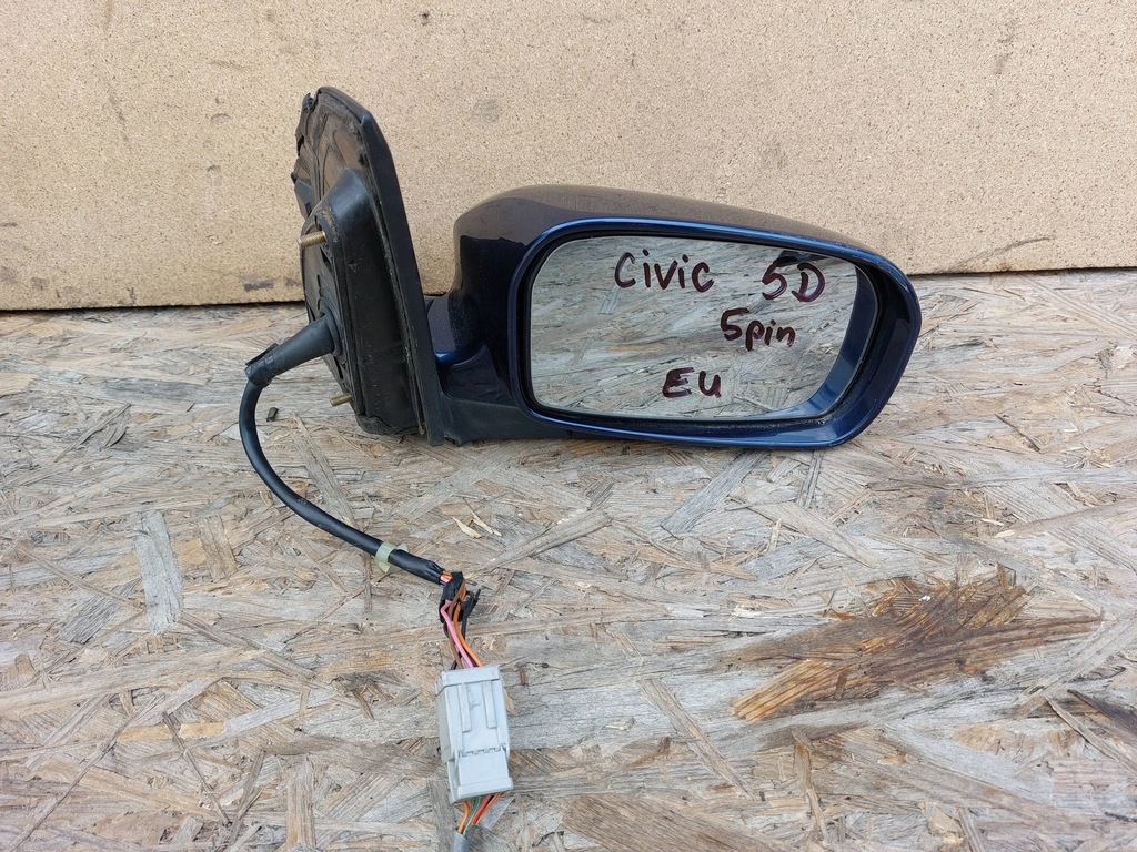фото №1, Зеркало правое honda civic vii 01-03 5d