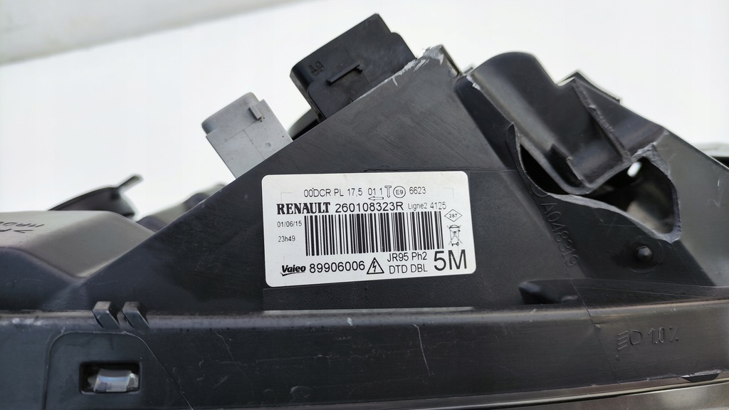 фото №15, Renault scenic iii 3 lift 13- bi ксенон поворотный лампа правая перед lp15