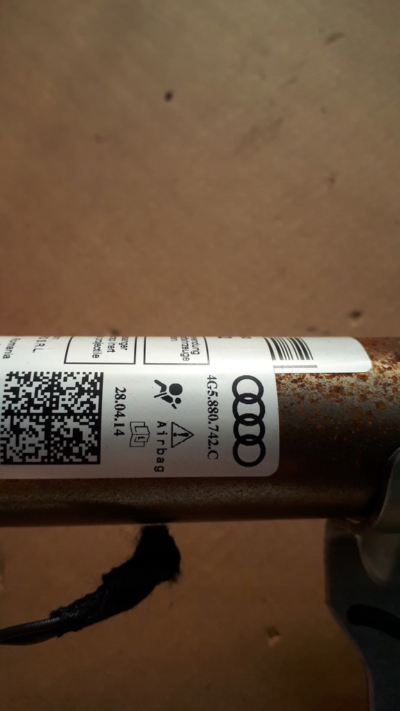 фото №7, A6 c7 4g шторка безопасности подушка безопасности правая sedan 4g5880742c