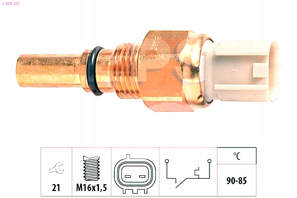 фото №2, Eps 1.850.267 перемикач термічний, вентилятор радіатора