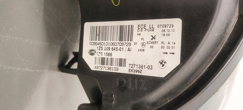 фото №13, Лампа перед bi ксенон поворотний dynamic bmw x6 e71 europa 07-13r