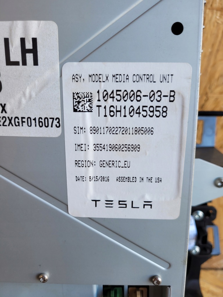 фото №8, Дисплей екран навігація tesla model x 1045006-03-b