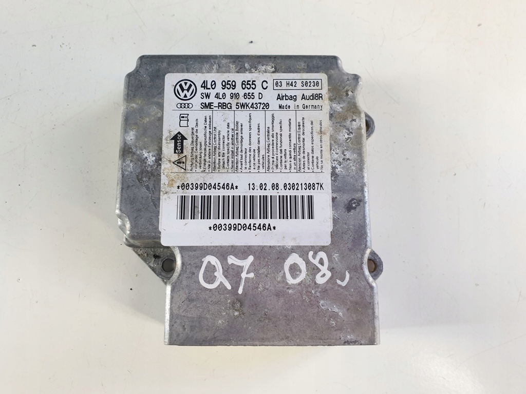 фото №1, Audi q7 i 4l 08r датчик модуль подушек