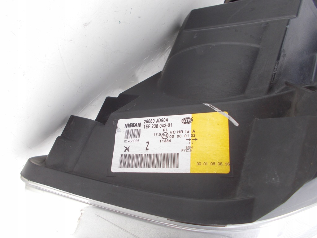 фото №14, Фара лампа nissan qashqai i 1 j10 2006 - 2009 europa