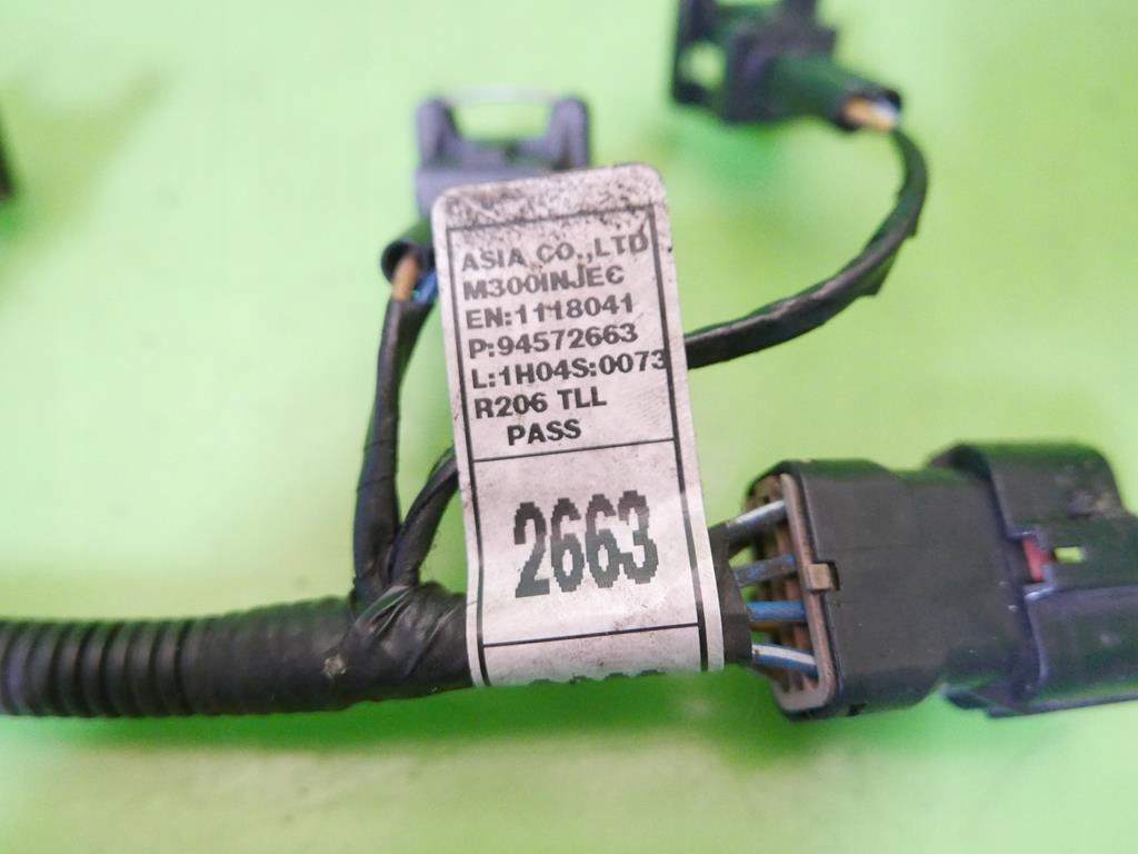 фото №7, Жгут электропроводка форсунок chevrolet spark iii m300 1.0 09-13