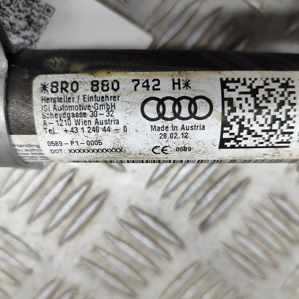 фото №8, Audi q5 sq5 2012 правая сторона шторка безопасности подушка безопасности