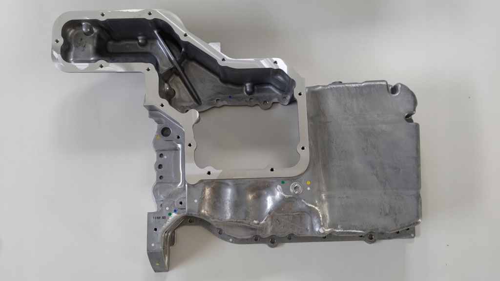 фото №11, Mitsubishi l 200 fullback l200 поддон масляная масла 2.4 4n15 алюминий x 2