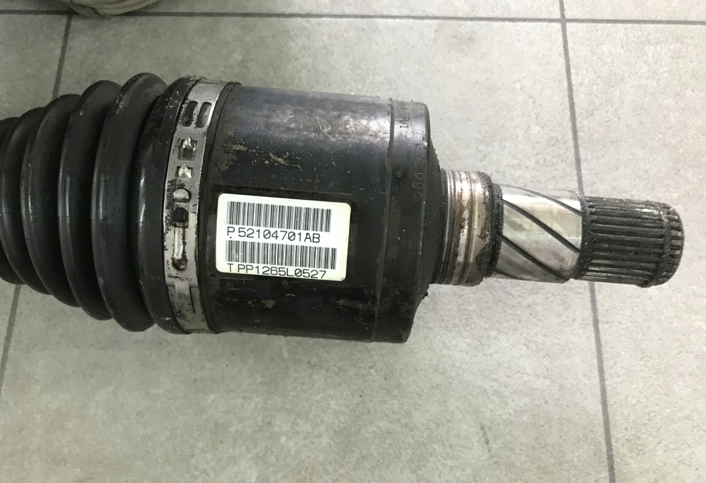 фото №6, Jeep grand cherokee wk wh 3.0crd commander xk приводной вал шарнир правый перед bdb