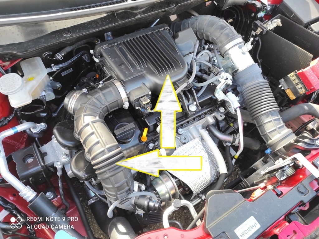 фото №9, Корпус фильтра воздуха + труба suzuki swift mk8