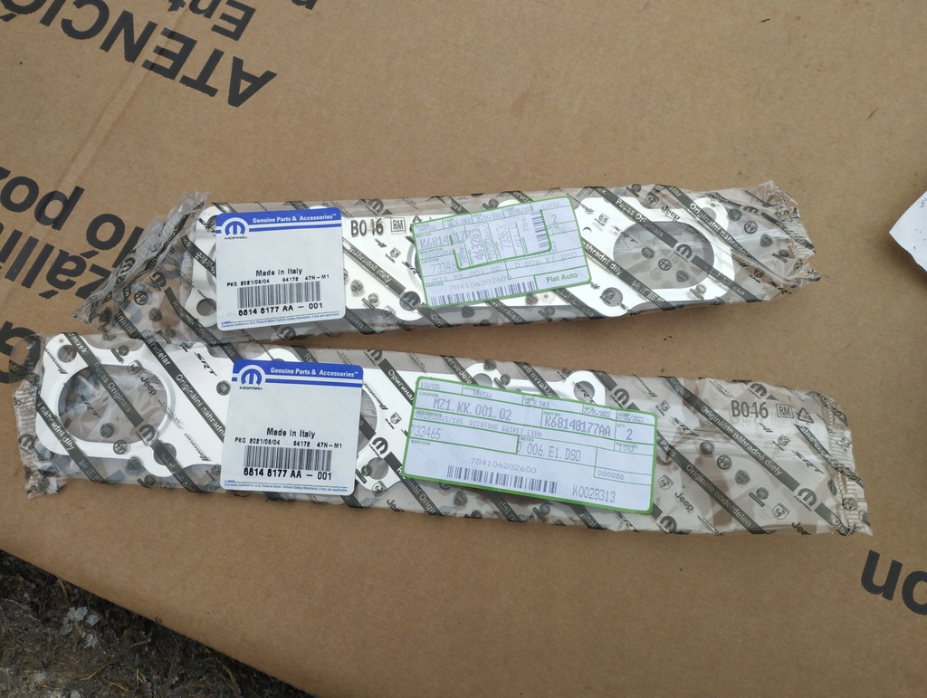 фото №1, Прокладка коллектор выпускной mopar 68148177aa