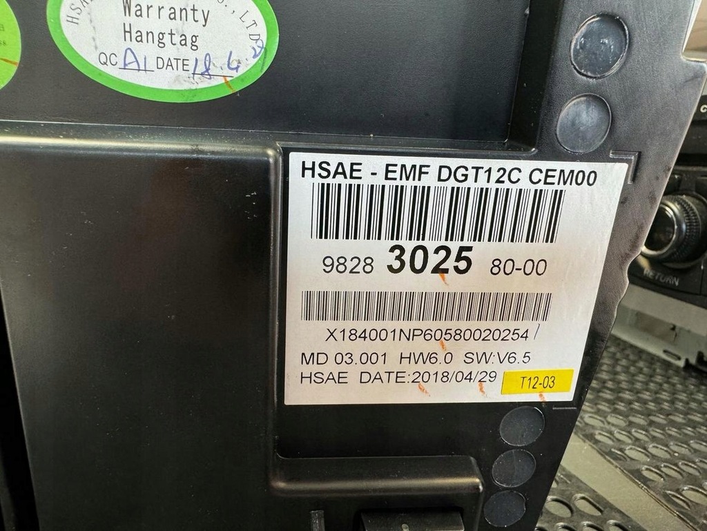 фото №3, Дисплей экран lcd радио citroen ds7 9828302580