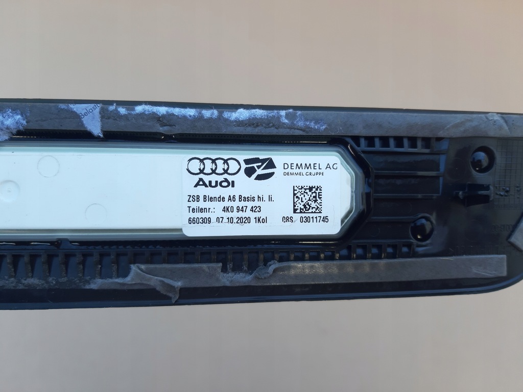 фото №7, Audi a6 c8 молдинг поріг накладка лівий задня led 4k0947423