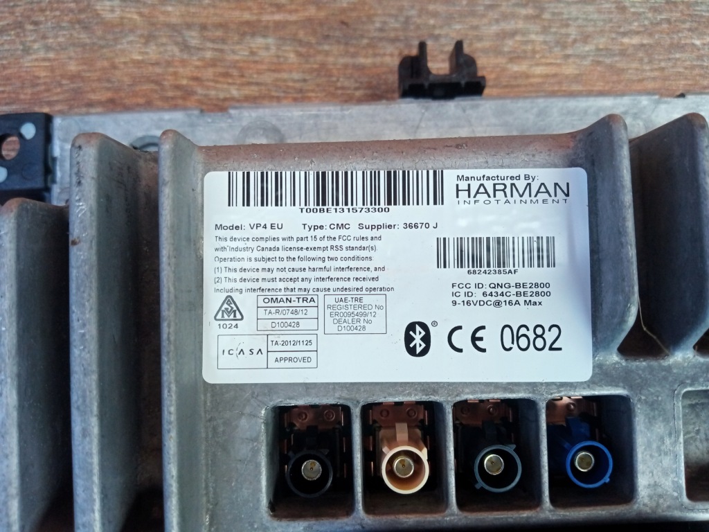 фото №12, Jeep cherokee v kl 13-18r радио навигация дисплей большая 36670j экран