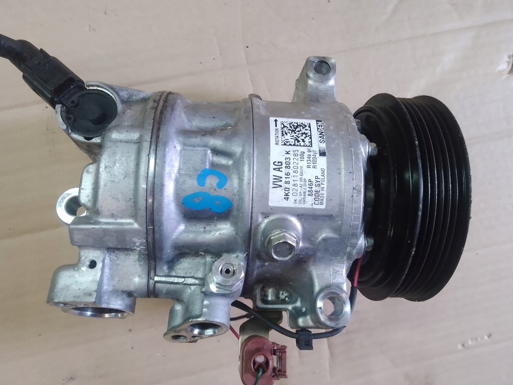 фото №6, Audi a6 c8 компрессор кондиционера 4k0816803k