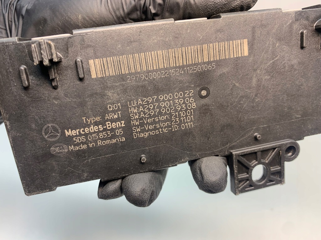 фото №6, Mercedes w206 eqs v297 блок управления бортовой компьютер модуль a2979000022