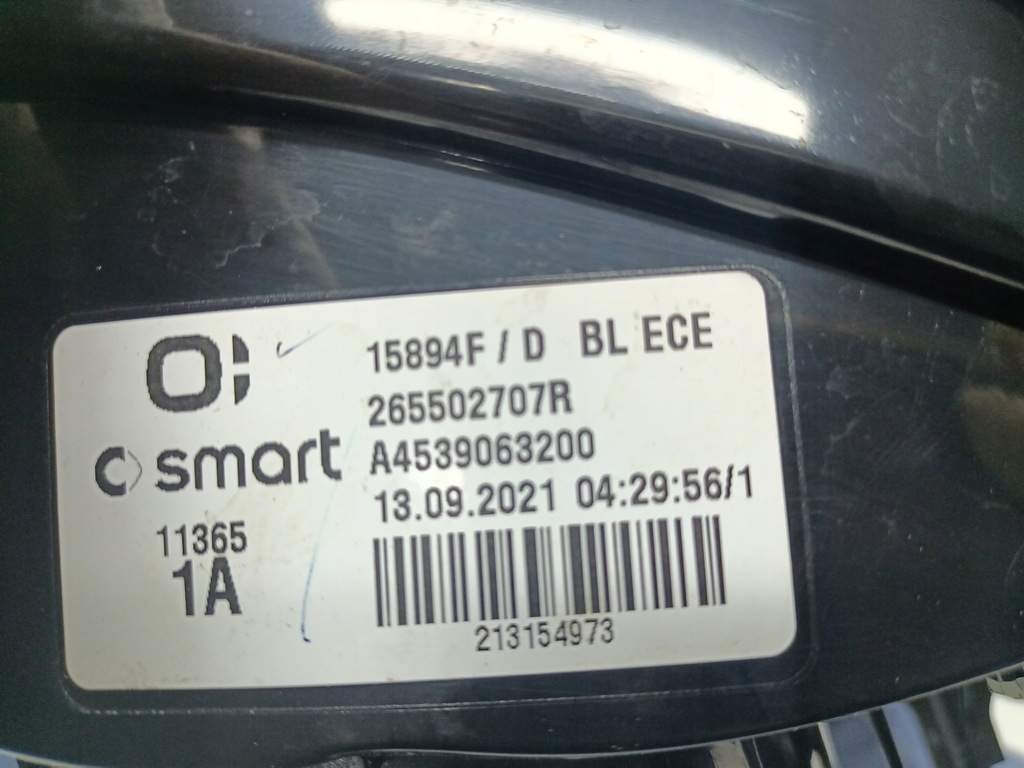 фото №10, Smart fortwo iii 453 14-19r лампа права оригінал