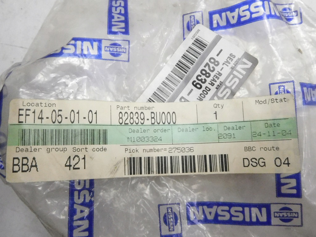 фото №6, Молдинг левых дверь nissan almera tino 82839-bu000