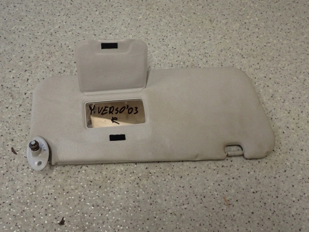 фото №4, Toyota yaris verso козирок сонцезахисний правий