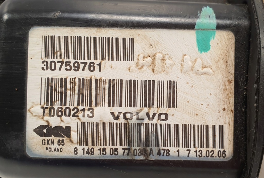 фото №4, Привідний вал права правий перед volvo c70 ii 30759761
