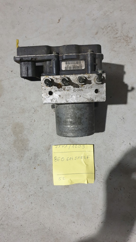 фото №1, Насос abs esp audi a4 b6 b7 8e0614517bf