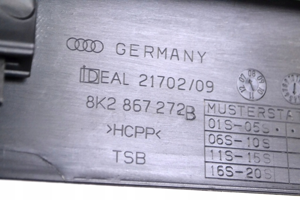 фото №5, Audi a4 s4 b8 8k 2008 ліва сторона захист стійка скло передньої / a