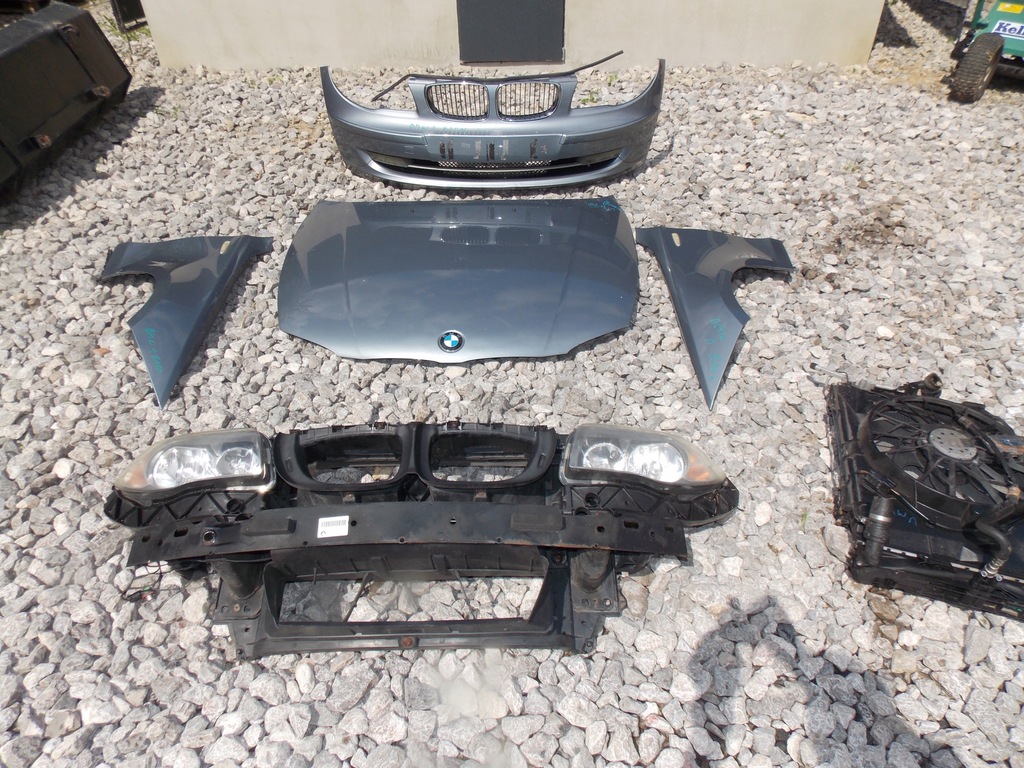 фото №7, Капот бампер перед крила bmw 1 e81 e87 kpl 1.6 комплект
