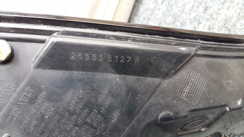 фото №4, Лампа задняя левая renault espace v