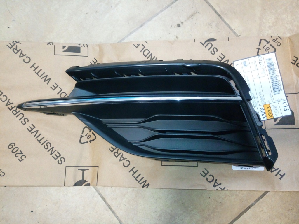 фото №1, Решётка бампера vw golf vii r-line перед левый 5g0853665q oryg.