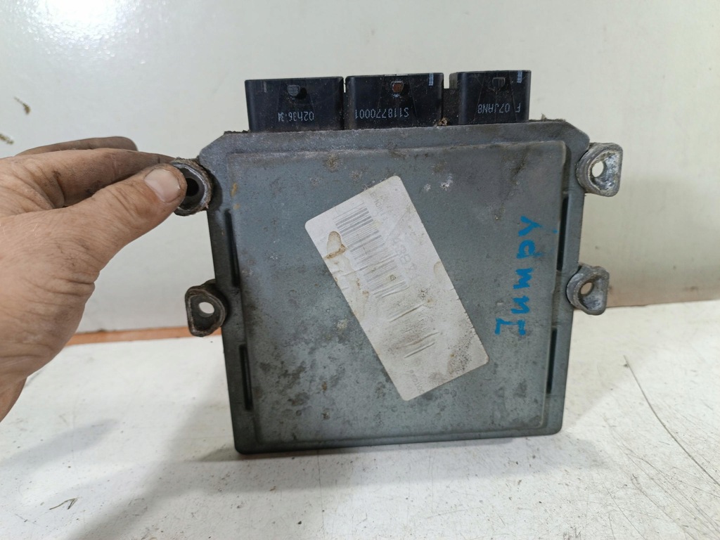 фото №5, Бортовой компьютер блок управления двигателя citroen jumpy ii 2.0 hdi 5ws40615c-t