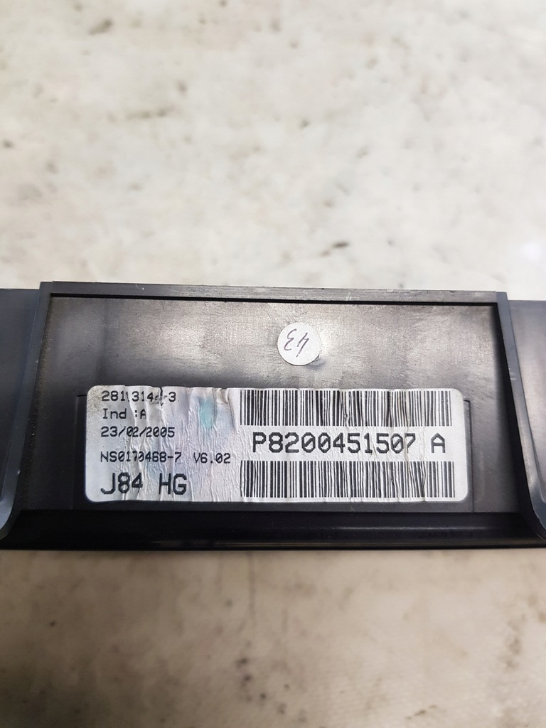 фото №6, Лічильник navi дисплей renault scenic ii p8200451507a