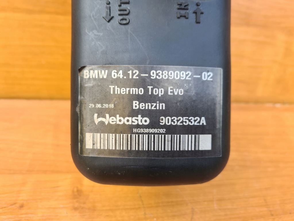 фото №6, Webasto bmw 3 g20 g21 64.12-9389092-02 evo benz