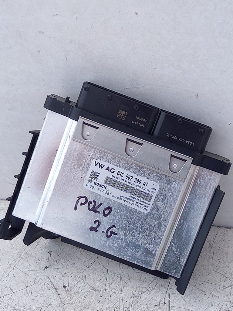 фото №1, Бортовий комп'ютер двигуна vw polo 2g 04c907309at