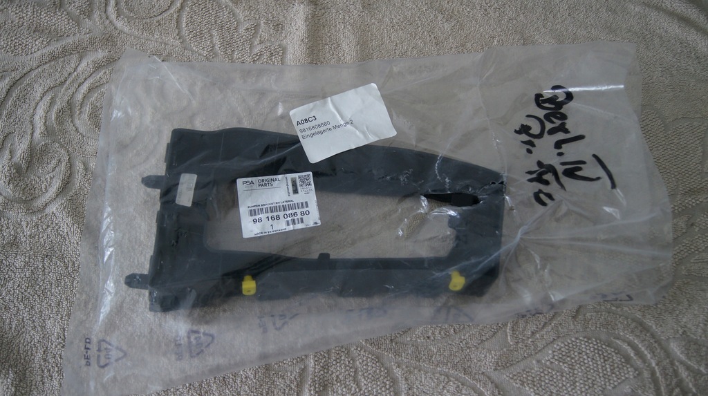 фото №1, Направляющая бампера partner iv rifter правый задняя