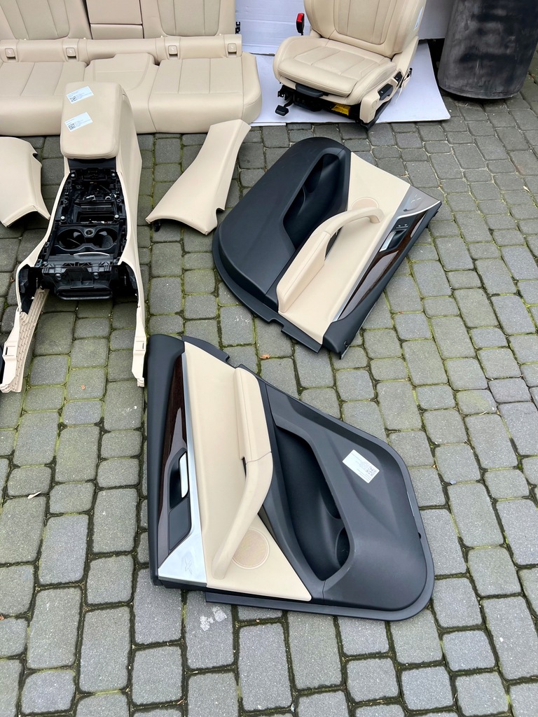 фото №8, Bmw x3 g01 сидіння шкіра сидіння заднє сидіння обшивки тунель середина m-pakiet