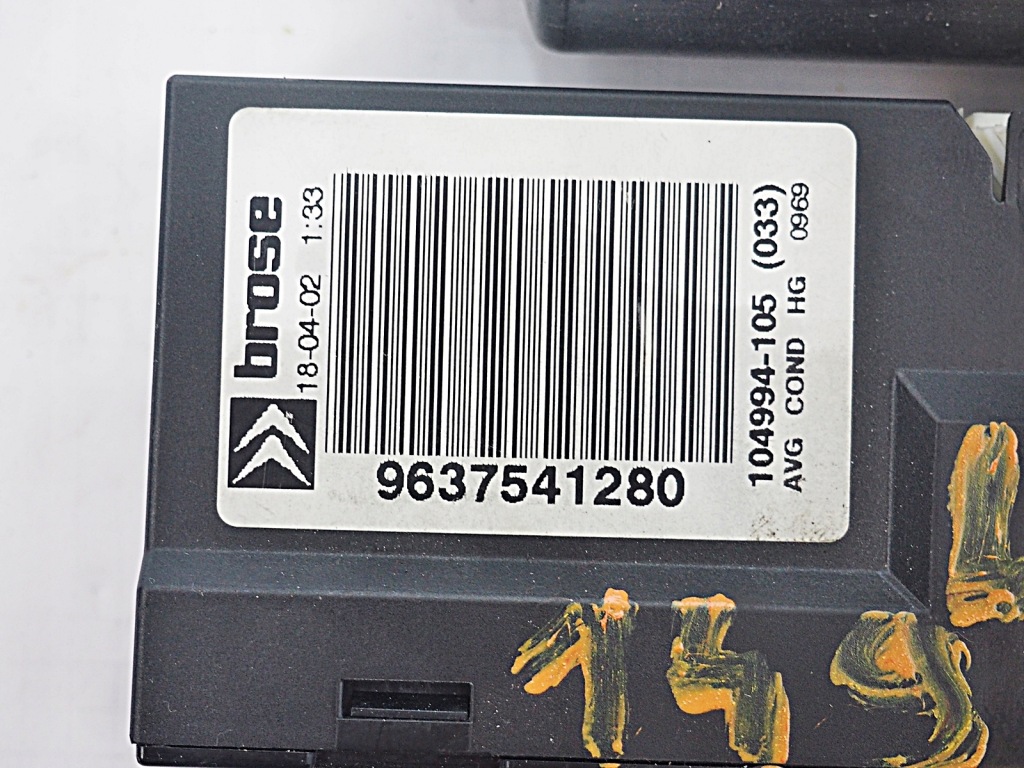 Citroen c5 моторчик стекло левый перед 9637541280 Цена