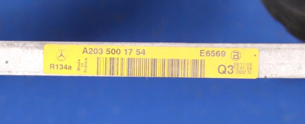 Радіатор кондиціонера mercedes w171 a2035001754 Ціна