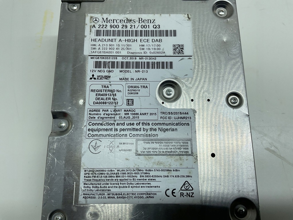 фото №6, Панель / радиопроигрыватель cd/dvd/gps a2229002921, mercedes benz s w222.