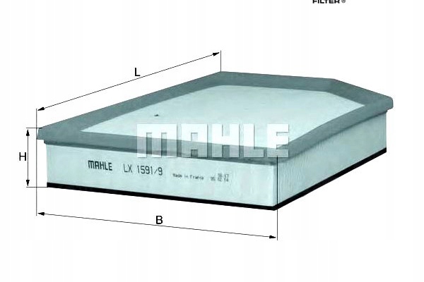 фото №2, Knecht фильтр воздуха 31370161 e1000l