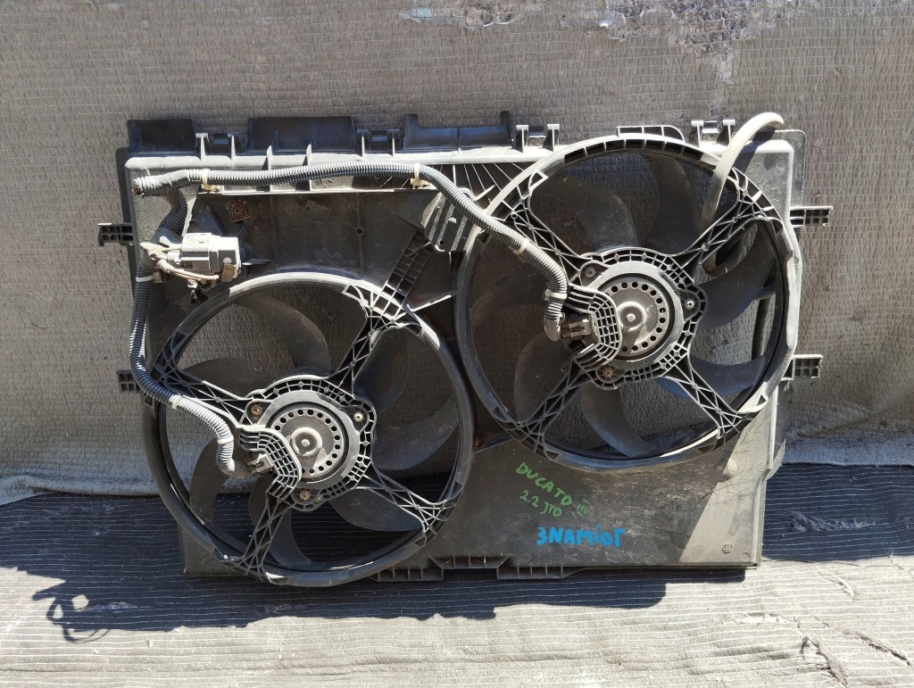 фото №1, Ducato jumper boxer 2.2 2,3 06-14 вентилятор радіатор