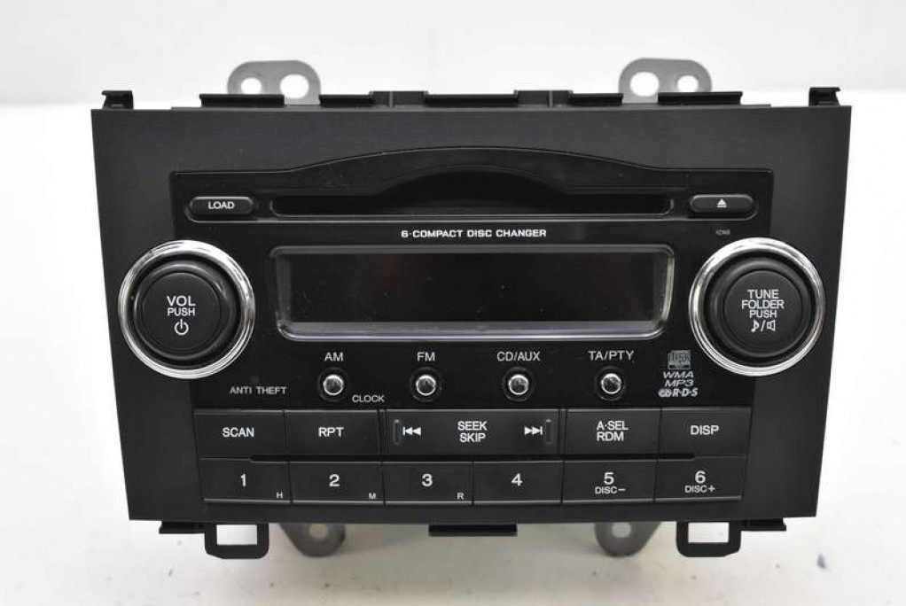 фото №1, Радио радиопроигрыватель cd aux rds 39100-swa-g202-m honda crv 3 iii 06-09