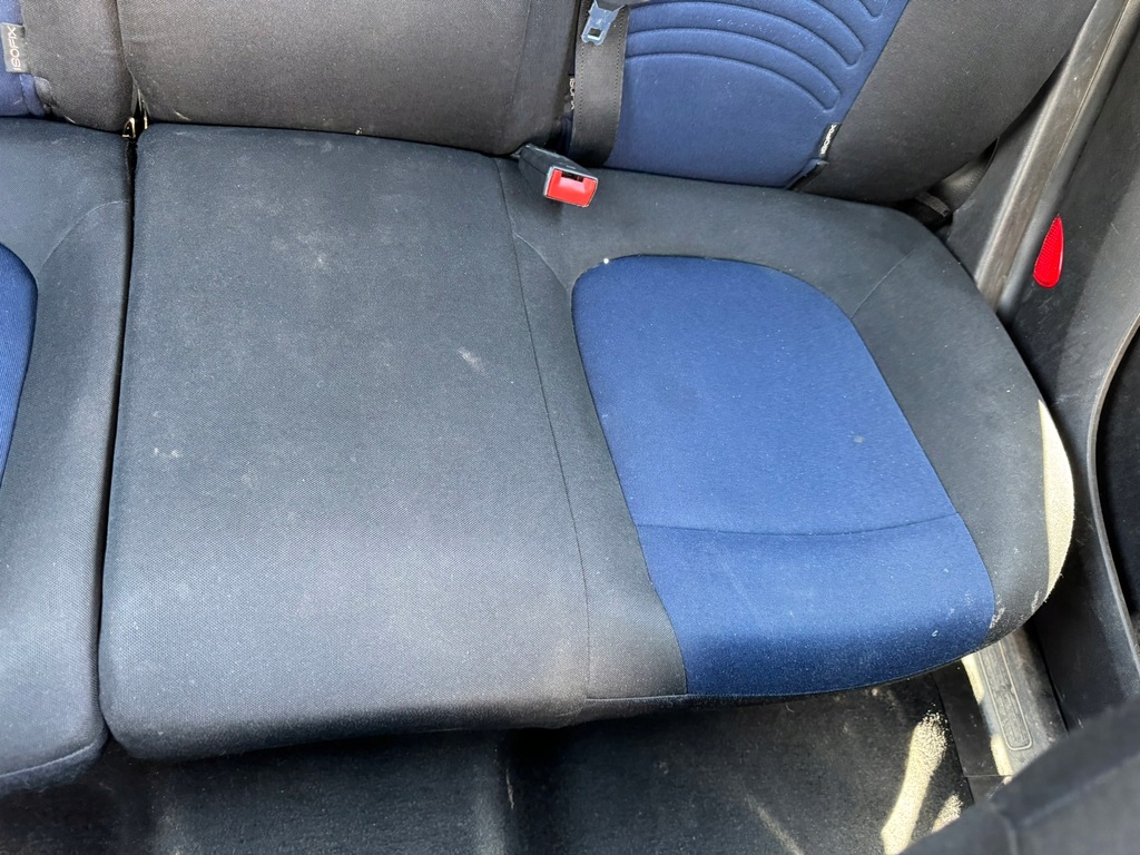 фото №14, Комплект сидений водителя пассажира заднее сиденье granatowe fiat bravo ii 07- europa