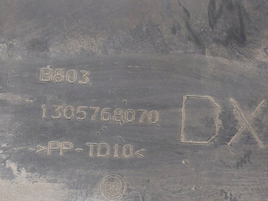 фото №8, Молдинг крыла уголок бампера правого fiat ducato iii lift