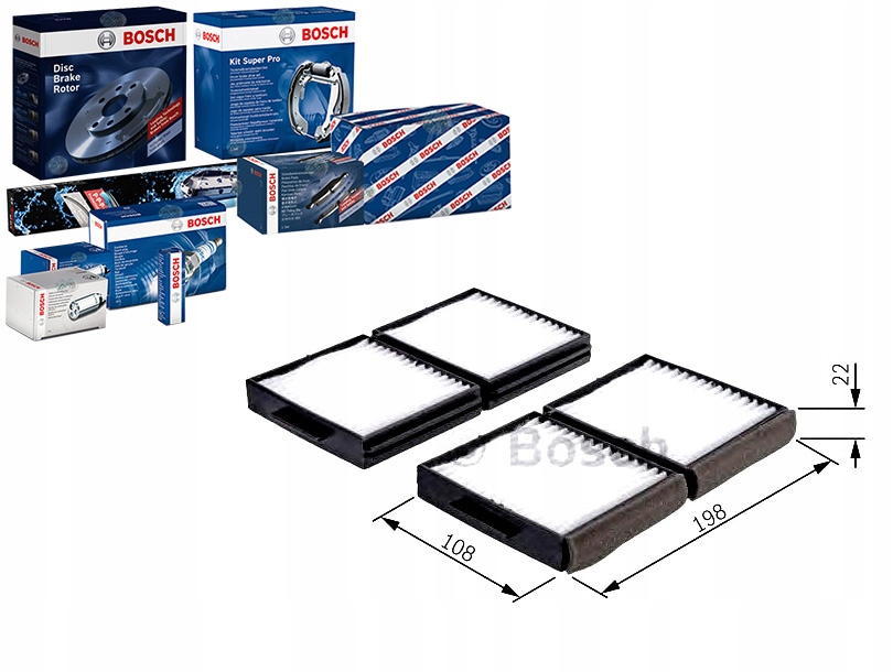 Купити Фільтр салонний bosch j1343001 lag113s cu20332
