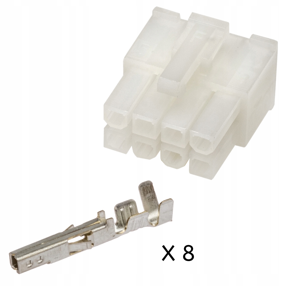 Купити Штекер типу mini-fit 8-pin